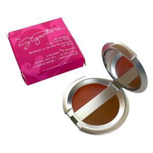 Mary Kay MK Signature Bronzing Lip Gloss Duo 2 Shades .1 oz CORAL/BRONZE 143